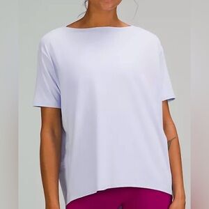 lululemon athletica light blue Short Sleeve Tee